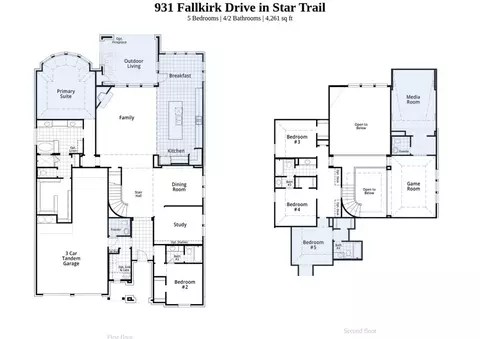 Floorplan - 931 Fallkirk Dr, Prosper, TX 75078 photo 1 of 1