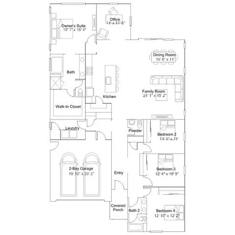 Floorplan - 7278 Oscar Dr, Tracy, CA 95377 photo 1 of 1