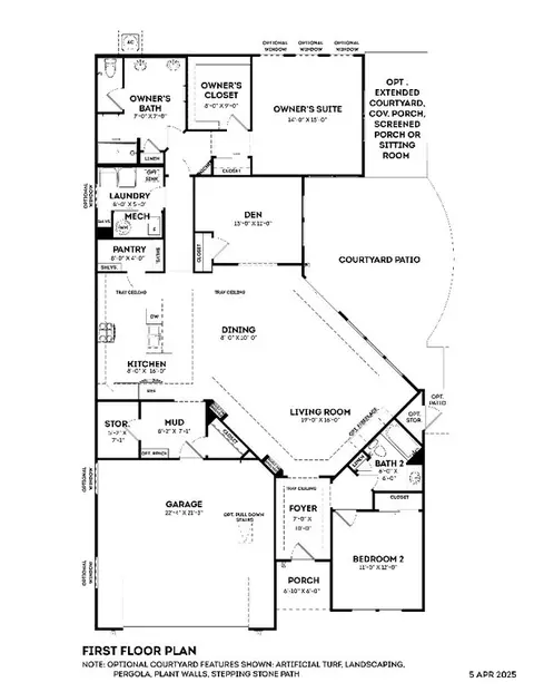 Floorplan - 7601 Hazy Gate Ln, Dublin, OH 43017 photo 1 of 6