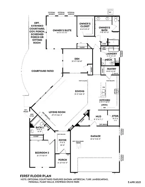 Floorplan - 7601 Hazy Gate Ln, Dublin, OH 43017 photo 4 of 6