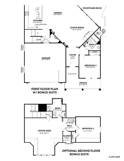 Floorplan - 7601 Hazy Gate Ln, Dublin, OH 43017 photo 2 of 6