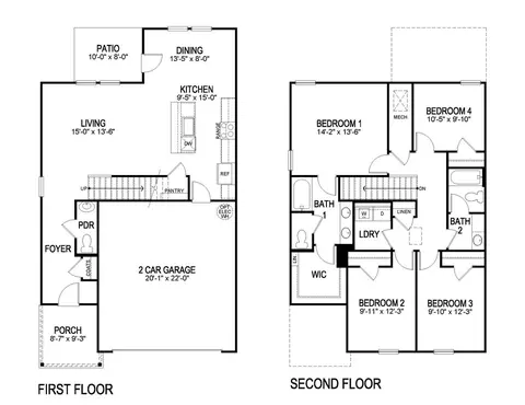Floorplan - 12375 Foxglove Ave, Walker, LA 70785 photo 4 of 4