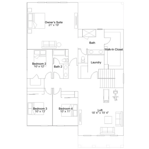 Floorplan - 1017 Shasta Way W, Madera, CA 93636 photo 2 of 2