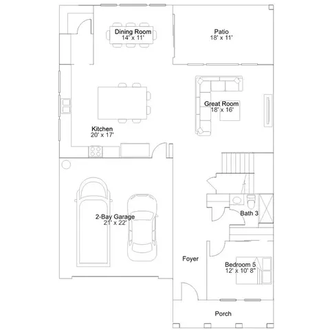 Floorplan - 1017 Shasta Way W, Madera, CA 93636 photo 1 of 2