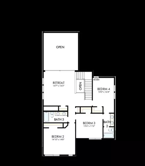 Floorplan - 15314 Le Reve Ln, Conroe, TX 77302 photo 2 of 2