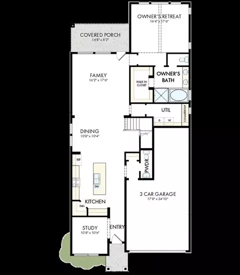 Floorplan - 15314 Le Reve Ln, Conroe, TX 77302 photo 1 of 2