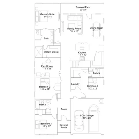 Floorplan - 3243 Mindfullness Dr, Clermont, FL 34714 photo 1 of 2