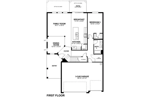 Floorplan - 2547 Great Heron Ave, Saint Cloud, FL 34773 photo 1 of 3
