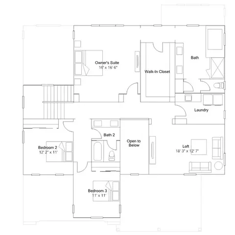 Floorplan - 206 Hyde Park Pl, Vacaville, CA 95687 photo 2 of 2