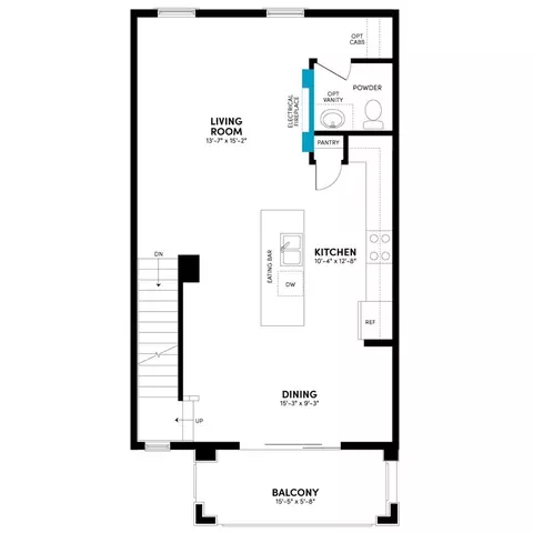 Floorplan - 9200 E 47th Avenue 403, Denver, CO 80238 photo 3 of 4