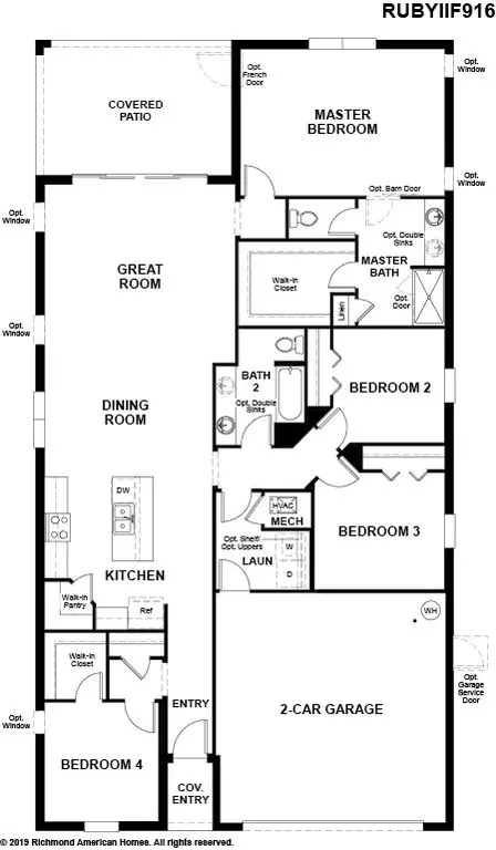 Floorplan - 1212 Daisy Hill Ave, Dundee, FL 33844 photo 1 of 1