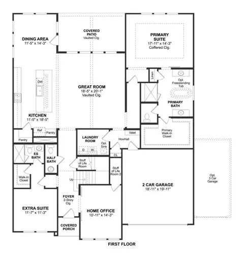 Floorplan - 2001 Trophy Dr, Heath, TX 75032 photo 1 of 2