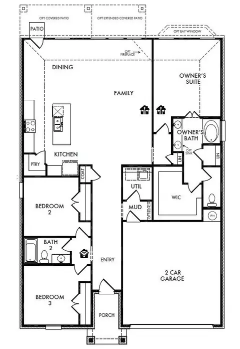 Floorplan - 1806 Apache Cir, Cleburne, TX 76033 photo 1 of 1