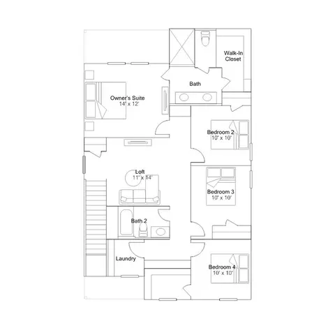 Floorplan - 23824 Tiny Moons Way, Elgin, TX 78621 photo 2 of 2