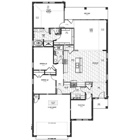Floorplan - 16140 Tall Grass Dr, Moore, OK 73170 photo 1 of 1