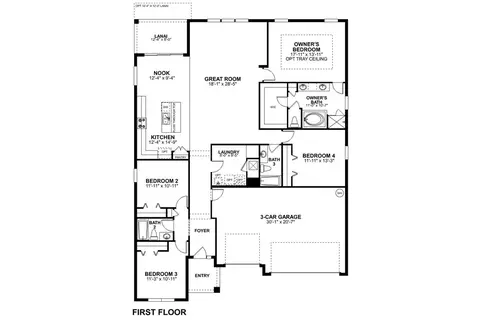 Floorplan - 5328 Teirgarten St, Saint Cloud, FL 34771 photo 1 of 5