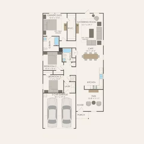 Floorplan - 932 Cherrystone Loop, Buda, TX 78610 photo 1 of 2