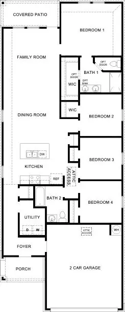 Floorplan - 14538 Open Range Rd, Lytle, TX 78052 photo 1 of 1