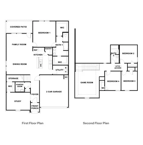 Floorplan - 2140 Ghost Rider Ct, Leander, TX 78641 photo 1 of 1
