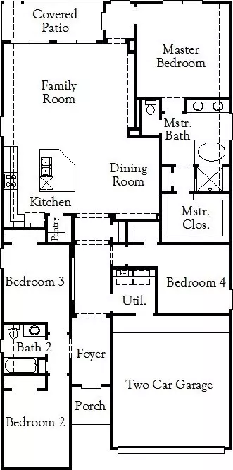 Floorplan - 616 Donegal Dr, Celina, TX 75009 photo 1 of 1