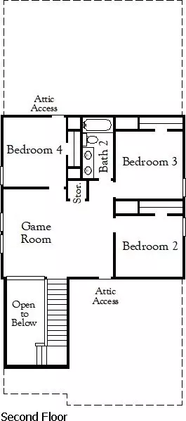 Floorplan - 12048 Moonlight Path Dr, Conroe, TX 77304 photo 2 of 2