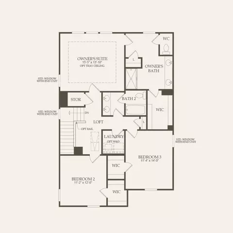 Floorplan - 2104 Astride Way, Willow Spring, NC 27592 photo 2 of 2