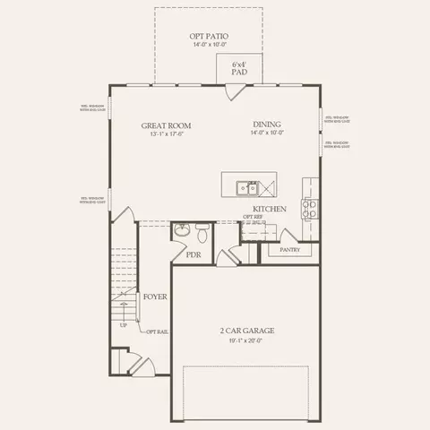 Floorplan - 2104 Astride Way, Willow Spring, NC 27592 photo 1 of 2