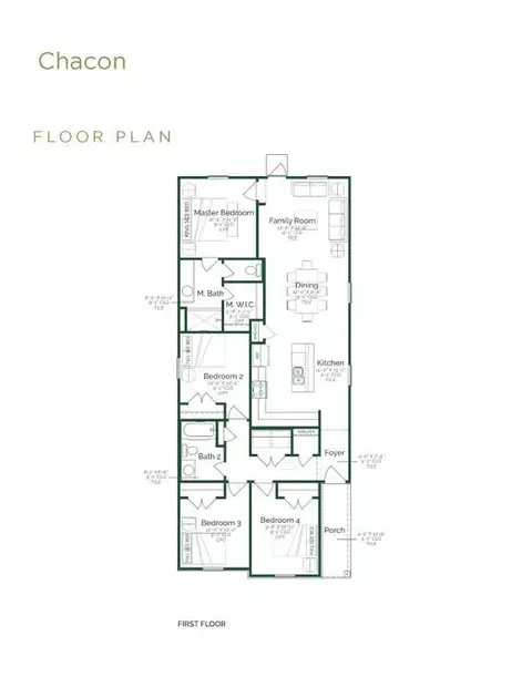 Floorplan - 5419 St Leo Dr, Laredo, TX 78046 photo 1 of 1