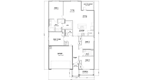 Floorplan - 1663 Salem Dr, Chipley, FL 32428 photo 1 of 1