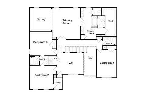 Floorplan - 100 Haverling Pass, Hampton, GA 30228 photo 2 of 2