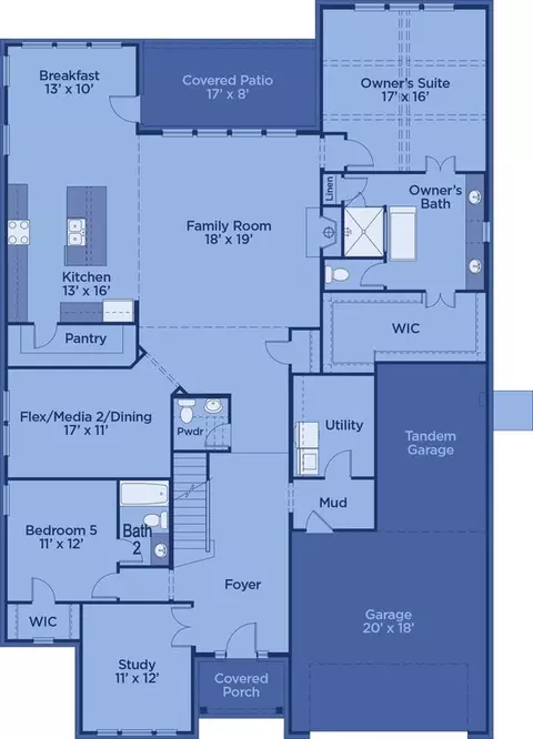 Floorplan - 2229 Pinner Ct, Celina, TX 75009 photo 1 of 2
