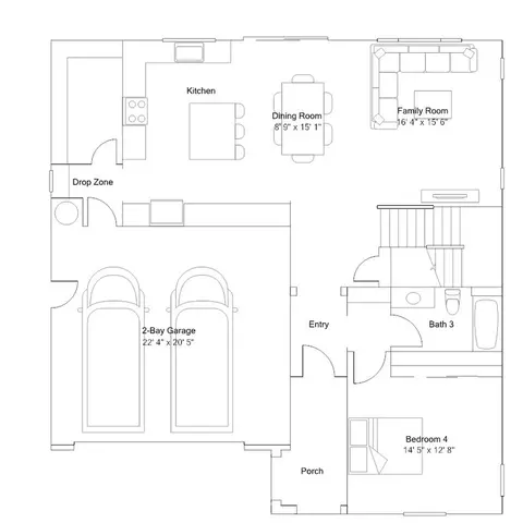 Floorplan - 2647 Beckett St, Tracy, CA 95377 photo 1 of 2