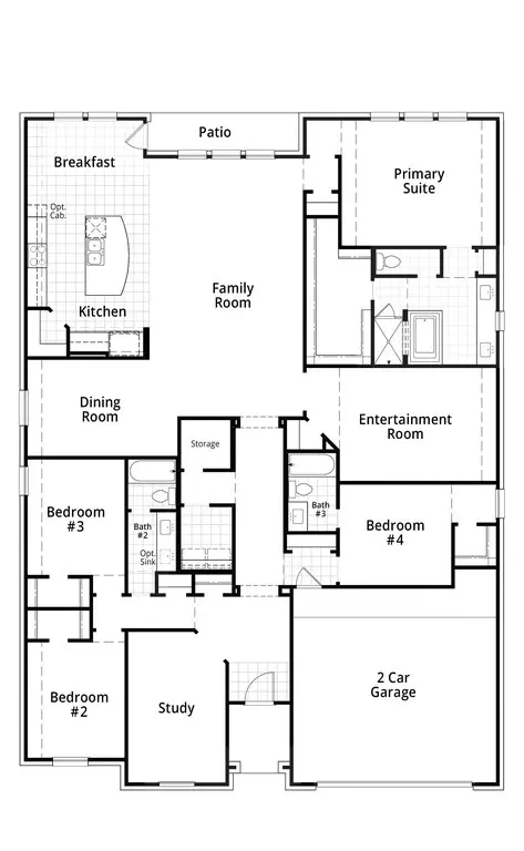 Floorplan - 325 Vale Run, Kyle, TX 78640 photo 1 of 1