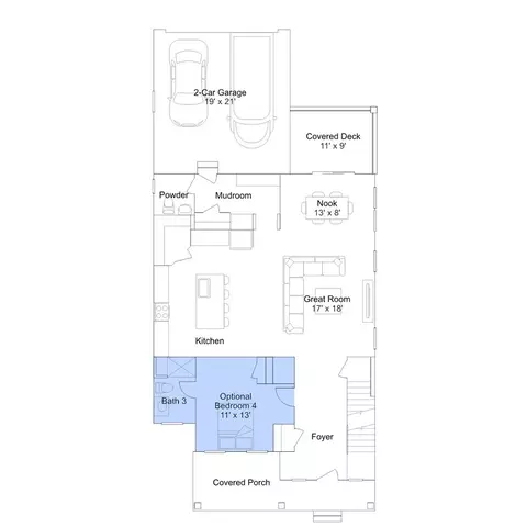 Floorplan - 17055 Gathering St, Boyds, MD 20841 photo 2 of 6