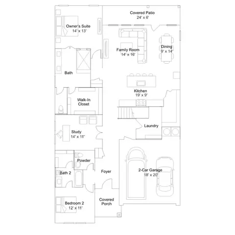 Floorplan - 4304 Ramblin Acres Rd, Georgetown, TX 78628 photo 1 of 2
