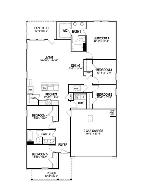 Floorplan - 35530 Evers Dr, Denham Springs, LA 70706 photo 3 of 3