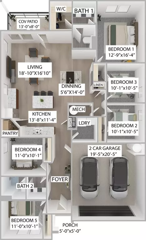 Floorplan - 35530 Evers Dr, Denham Springs, LA 70706 photo 1 of 3