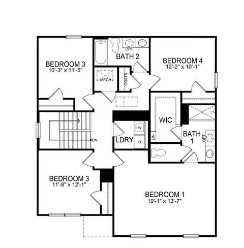Floorplan - 3029 Emberly Dr, Roebuck, SC 29376 photo 2 of 2