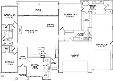 Floorplan - 10516 W Cloudburst St, Star, ID 83669 photo 1 of 1
