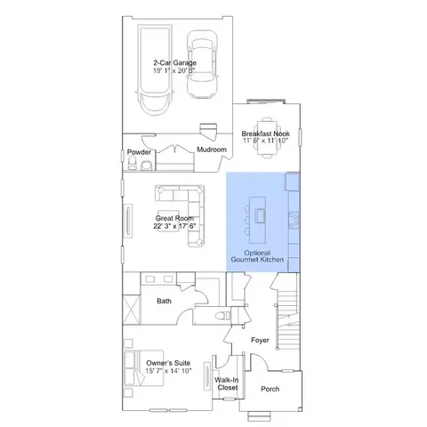 Floorplan - 2405 Greyfriar Loop, Middletown, DE 19709 photo 2 of 6