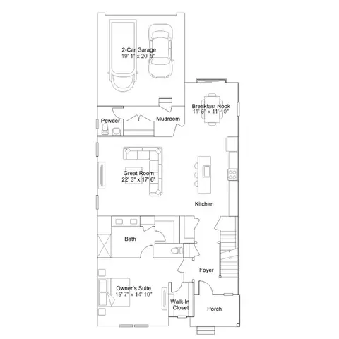Floorplan - 2405 Greyfriar Loop, Middletown, DE 19709 photo 1 of 6