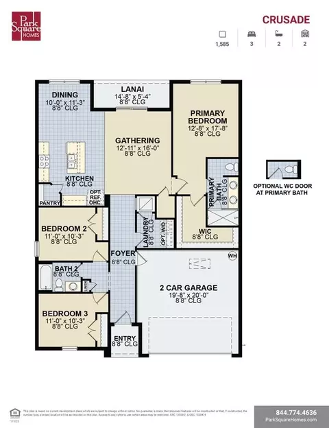 Floorplan - 9544 Vibrant Ln, Venice, FL 34292 photo 1 of 1