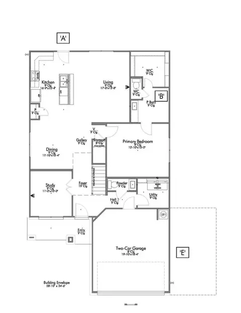 Floorplan - 200 Gus Loop, Georgetown, TX 78626 photo 1 of 3