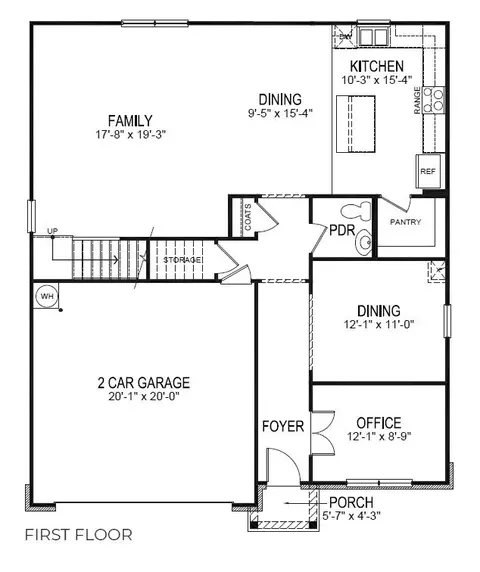 Floorplan - 8685 Thomas Jefferson Way, Gloucester, VA 23061 photo 1 of 3