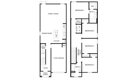 Floorplan - 6308 Buckeye Path, Leon Valley, TX 78238 photo 1 of 1