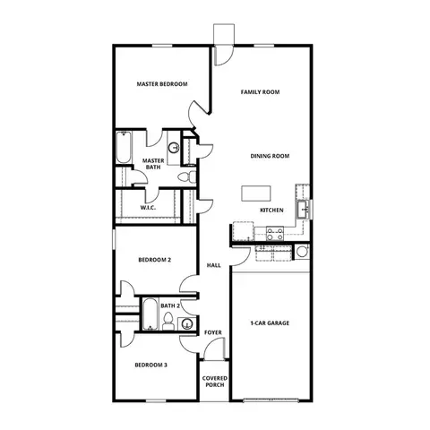 Floorplan - 275 Aplite Pass, Maxwell, TX 78656 photo 1 of 1