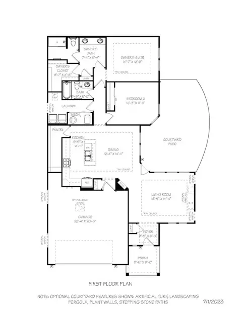 Floorplan - 479 Pumphouse Ct, Dacula, GA 30019 photo 1 of 8