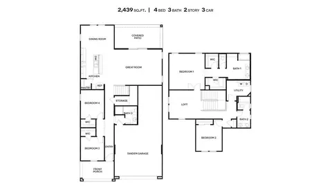 Floorplan - 14011 E Canidae Dr, Vail, AZ 85641 photo 1 of 1