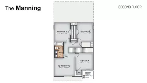 Floorplan - 405 Crocus Ct, Richlands, NC 28547 photo 2 of 3