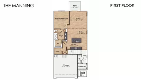 Floorplan - 405 Crocus Ct, Richlands, NC 28547 photo 1 of 3